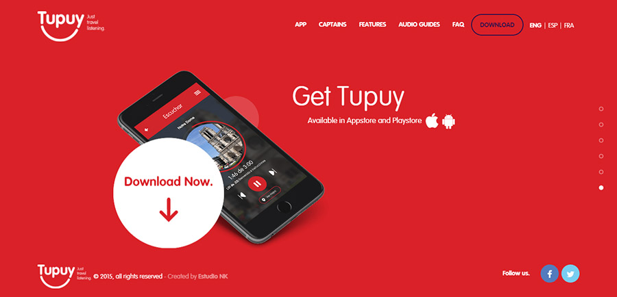 One-Page Website on WordPress Tupuy